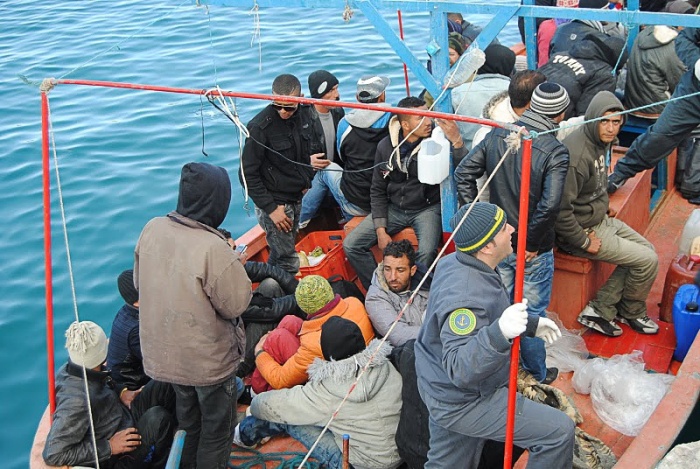 barco, refugiados, lampedusa